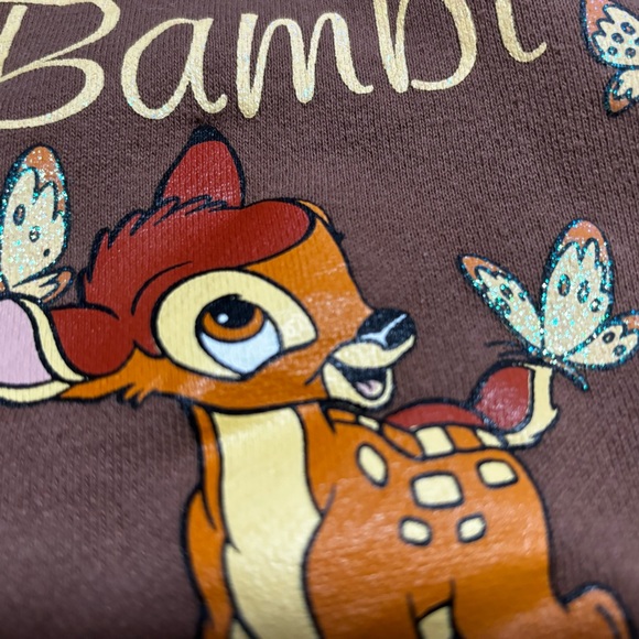 Vintage Disney Bambi Hooded Sweatshirt (Small) - Picture 4 of 8